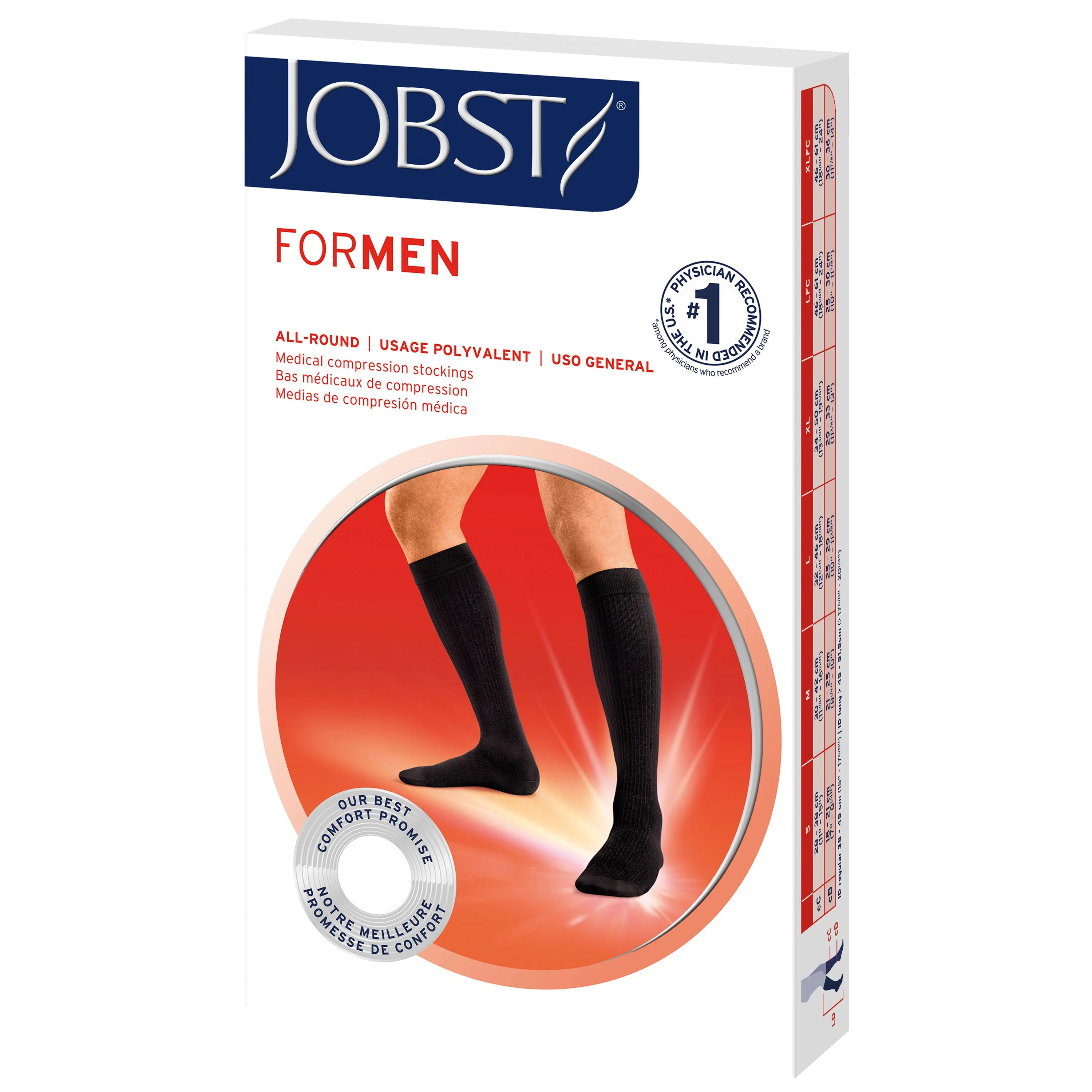 JOBST® forMen Knee High w/ SoftFit Band 15-20 mmHg - Image 6