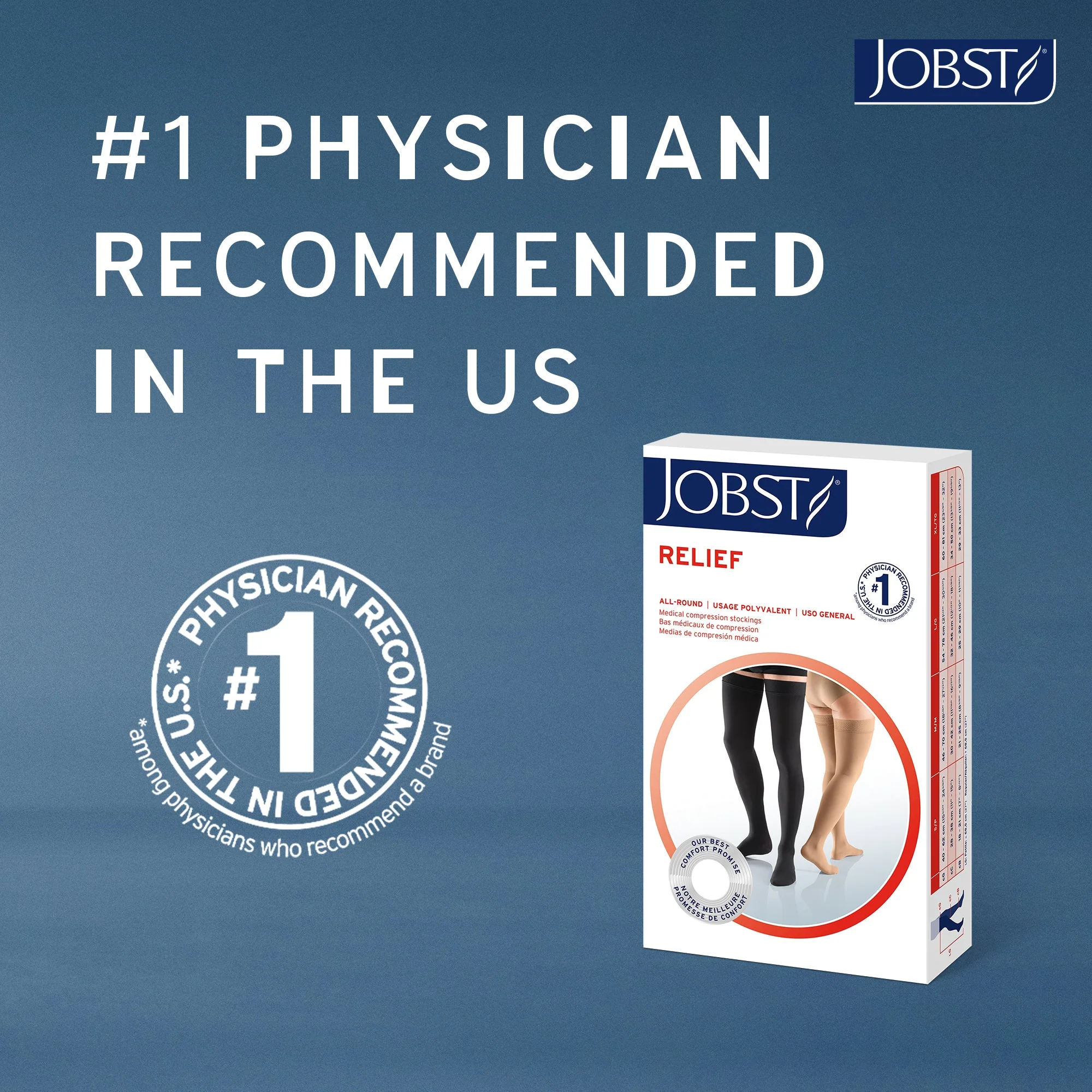 JOBST® Relief Knee High 30-40 mmHg - Image 8