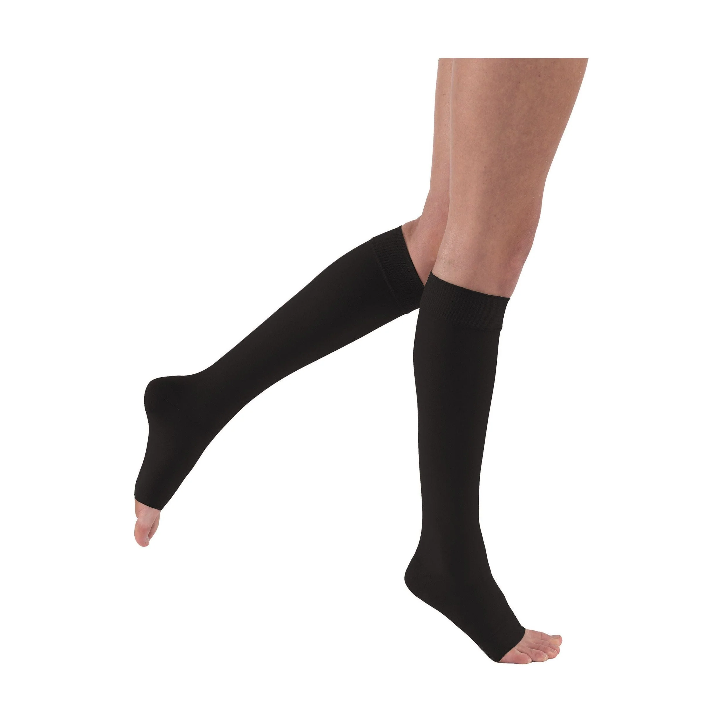 JOBST® Relief Knee High 30-40 mmHg w/ Silicone Top Band, Open Toe - Image 2