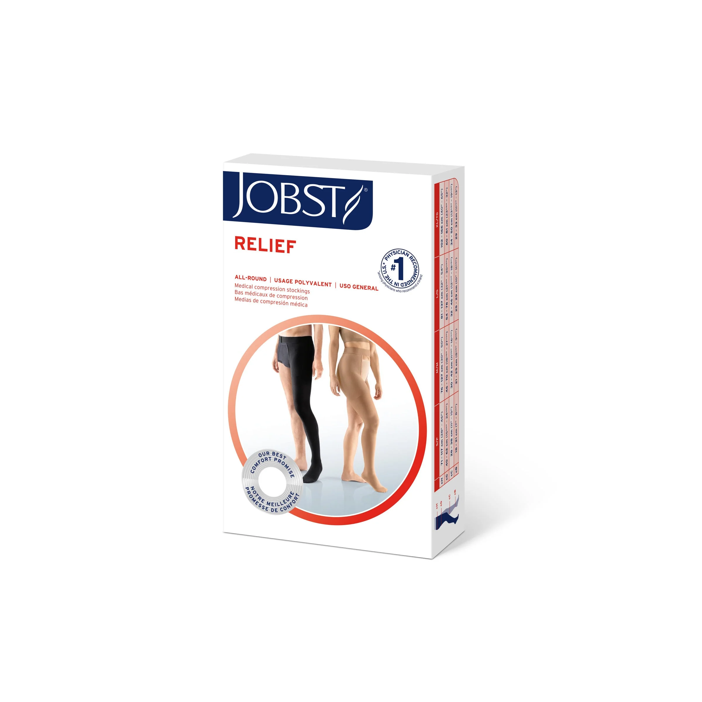 JOBST® Relief Single Leg Chap 20-30 mmHg, Open Toe - Image 3