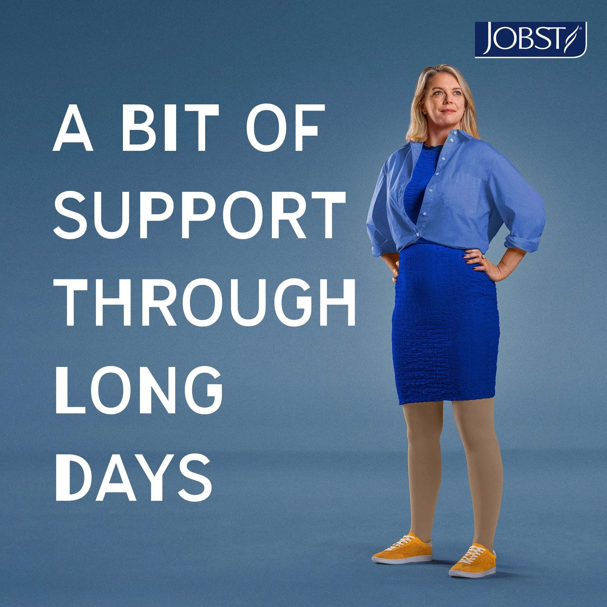 JOBST® Relief Thigh High 20-30 mmHg w/ Silicone Top Band - Image 7