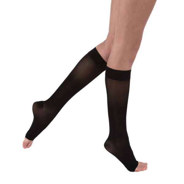 JOBST® UltraSheer Women's Knee High 15-20 mmHg, Open Toe - Image 3