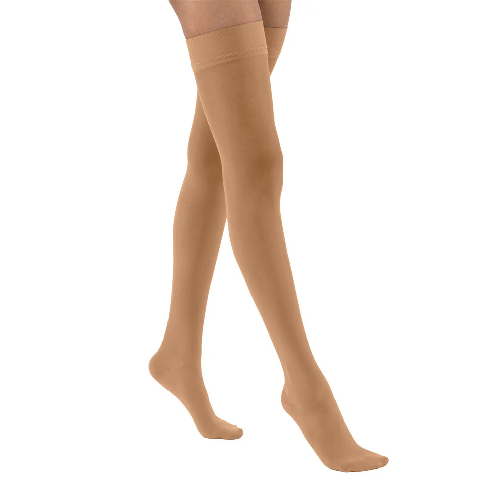 JOBST® UltraSheer Women's Thigh High 15-20 mmHg w/ Silicone Dot Top Band - Image 4