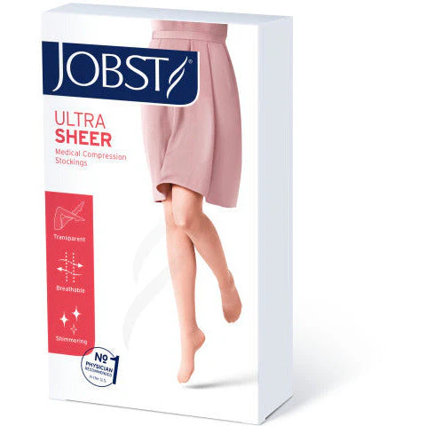JOBST® UltraSheer Women's Thigh High 20-30 mmHg w/ Silicone Dot Top Band - Image 4
